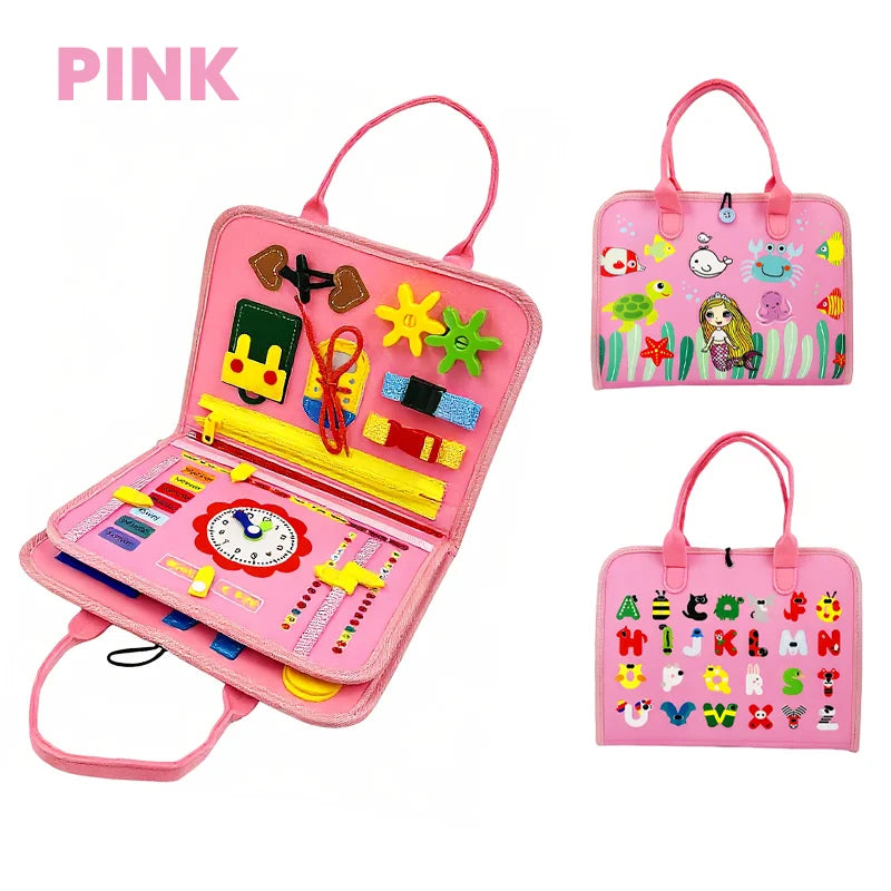 LittleHandsNest Busy Board Sensory Toys