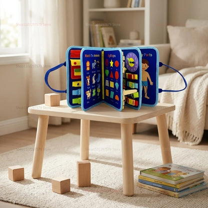 LittleHandsNest Busy Board Sensory Toys